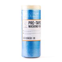 Маскирующая плёнка с клеящей лентой RoxelPro Pre-Taped Masking Film ROXTOP  3200мм х 17м 336281