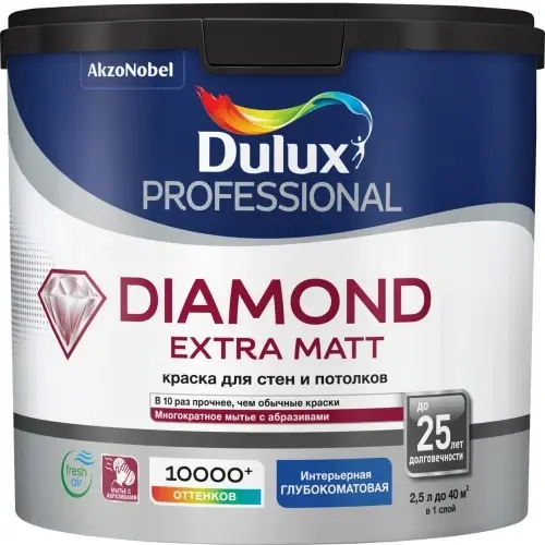 7010341 LUXIUM Краска в/д Professional DIAMOND EXTRA MATT г/матовая BC 2,25 л