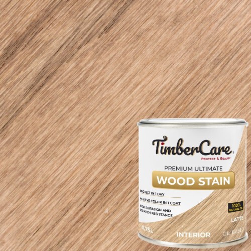 Тонирующее масло TimberCare Wood Stain (цвет: Латте/ Latte), банка 0,75л
