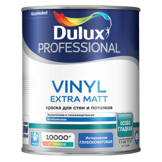 Краска Dulux Professional Vinyl Extra Matt глуб/мат BW 1л