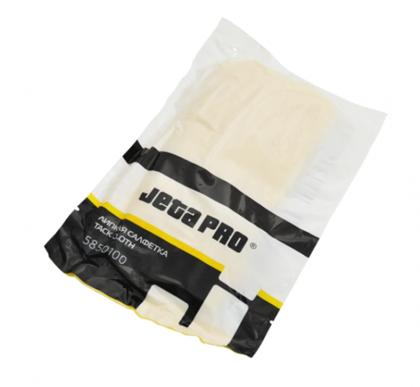 Салфетка JETA PRO S100 липкая антистатическая желтая 80х90 см 5850100 (50)